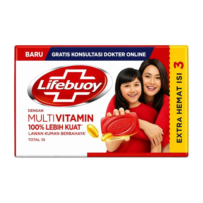 Sabun Lifebuoy Total 10 (3x68gr)
