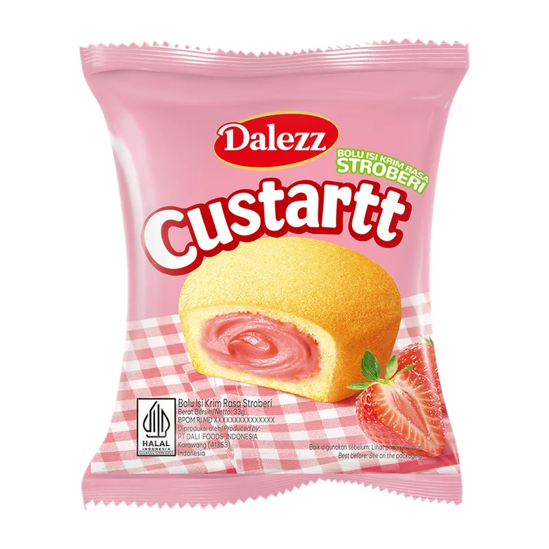 Dalezz Bolu Isi Krim Rasa Stroberi 33g