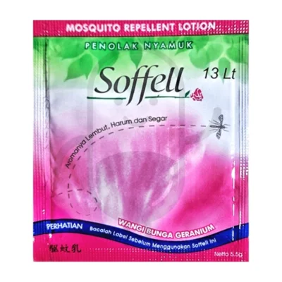 Soffell Bunga Geranium Anti Nyamuk sachet 11g