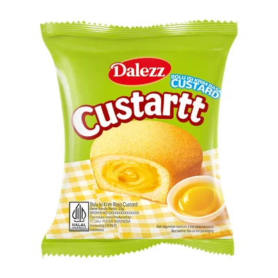 Dalezz Bolu Isi Krim Rasa Custard 33g