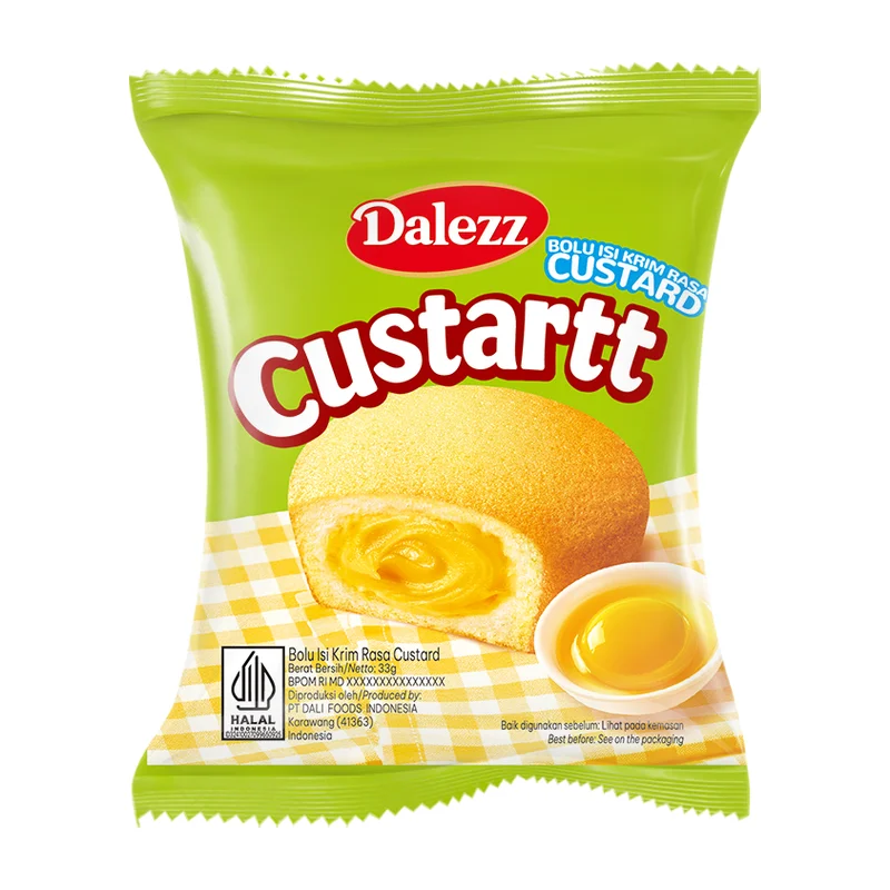 Dalezz Bolu Isi Krim Rasa Custard 33g