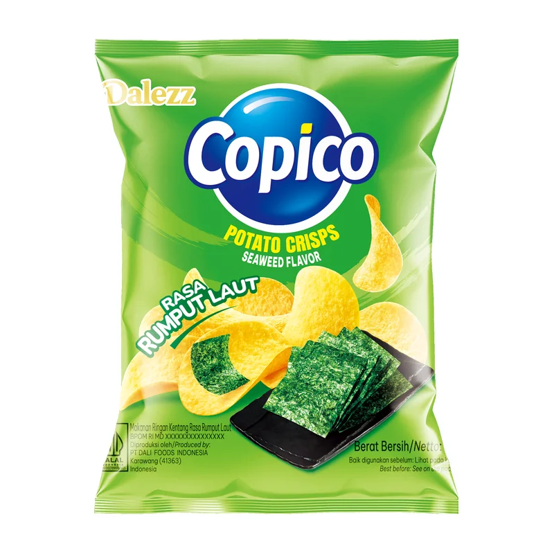 Copico Makanan Ringan Kentang Rasa Rumput Laut 18g