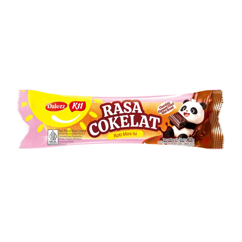 K11 Roti Mini Isi Rasa Cokelat 20g
